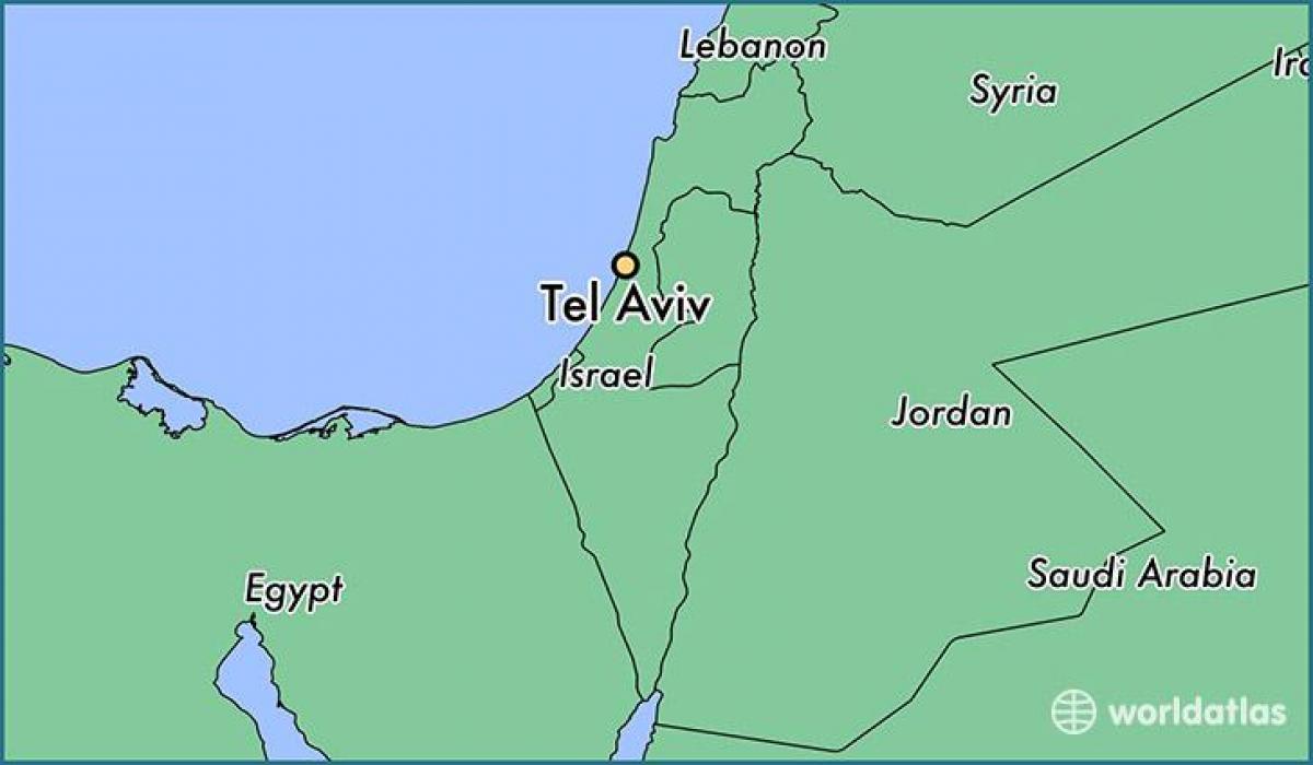 Тел Авив на картата