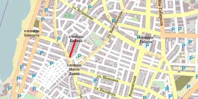 Карта на улиците на Тел Авив, Израел