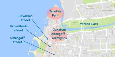 Парк hayarkon street картата